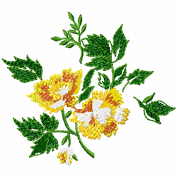 Flowers And Tree Embroidery Design 5 Flowers And Tree Embroidery Design 5